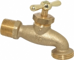 FS – Brass Faucet with Hose Bibb
